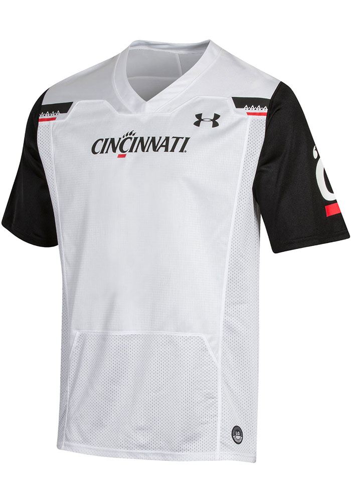 Cincinnati Bearcats Red, Black, and White Football Jersey