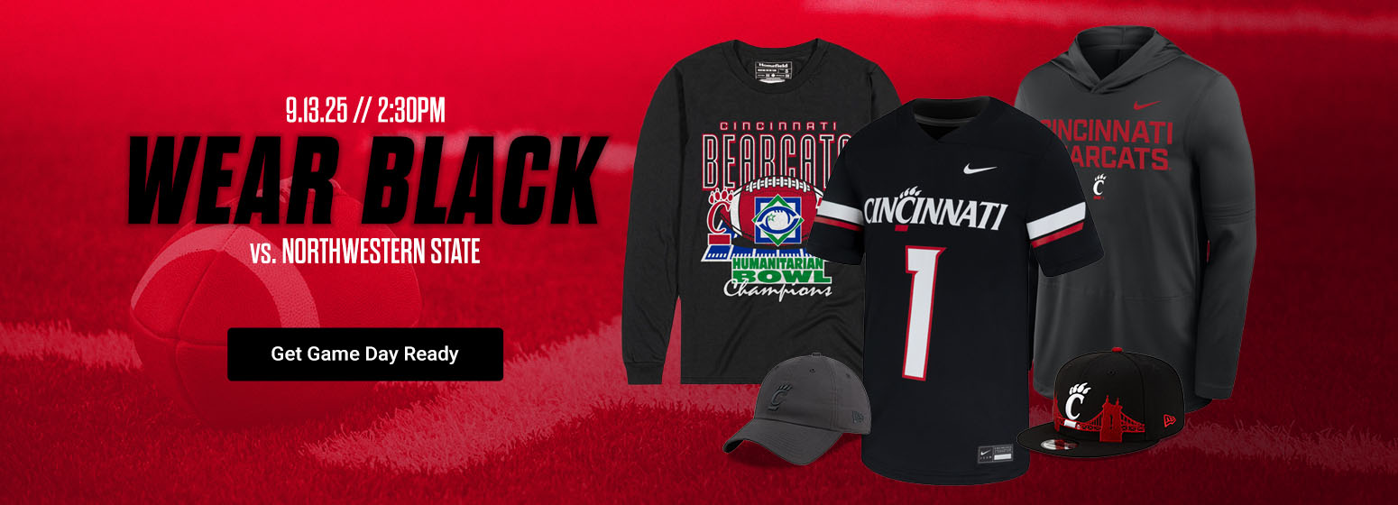 9.13.25 2:20 pm | Wear Black vs Northwestern State | Get Gameday Ready