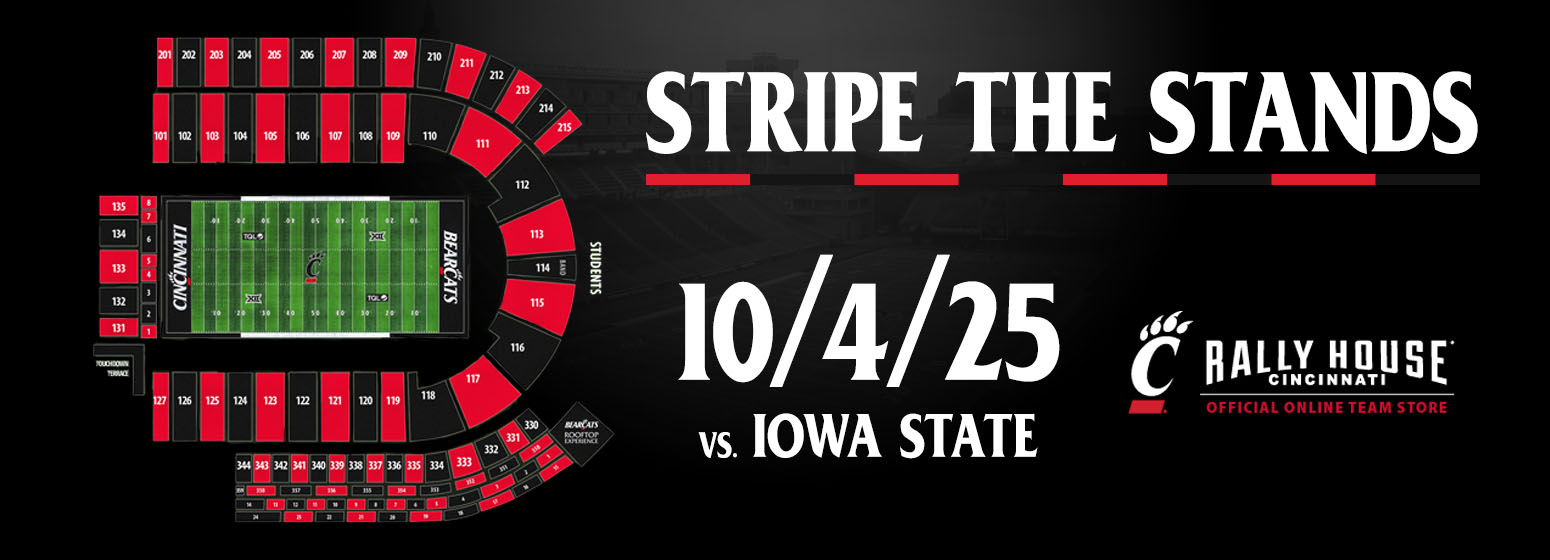 Stripe The Stands | 10/4/25 vs Iowa State | Shop Now