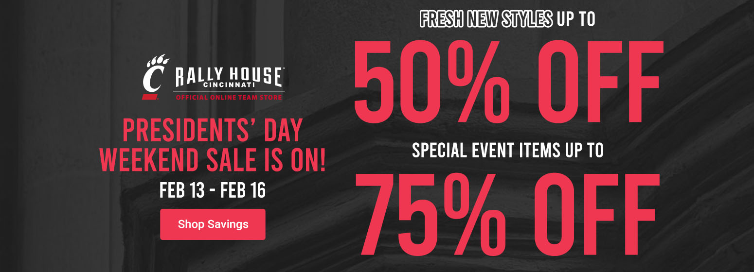 Presidents Day Weekend Sale Is On Feb 13 - Feb 16 Fresh New Styles Up To 50% Off | Special Event Items up To 75% off | Shop Savings